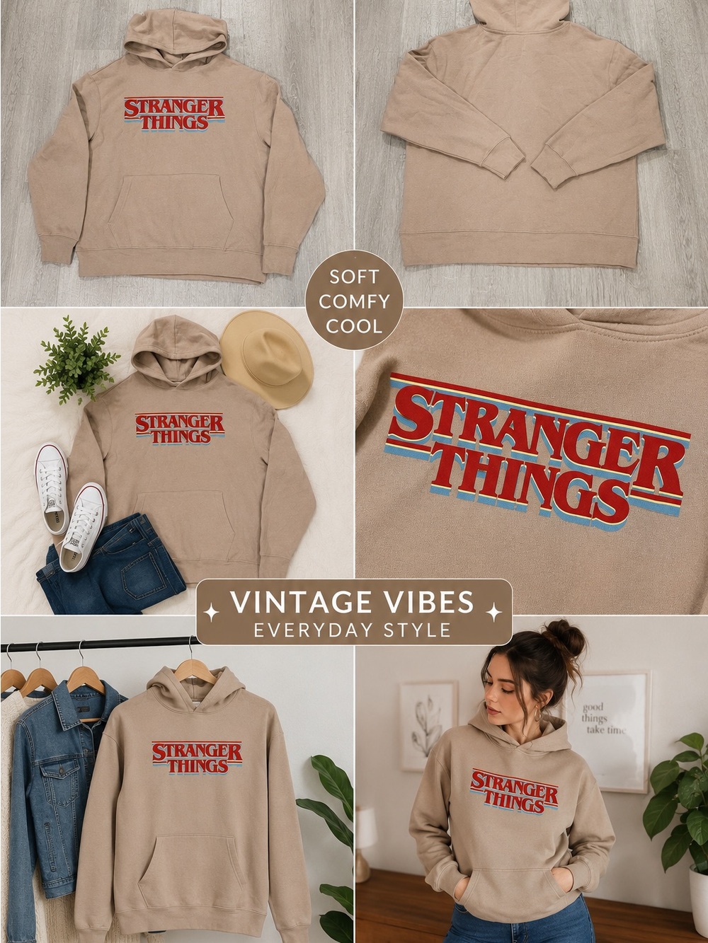 Stranger Things Hoodie - Large men